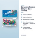 SET MANUALIDADES CAMPUS OJOS MOVILES - características principales