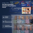 SET MANUALIDADES CAMPUS PINZA MADERA FLORES - resumen de atributos