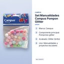 SET MANUALIDADES CAMPUS POMPON GLITTER - características principales