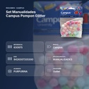SET MANUALIDADES CAMPUS POMPON GLITTER - resumen de atributos