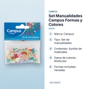SET MANUALIDADES CAMPUS FORMAS Y COLORES - características principales