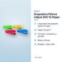 GRAPADORA PETRUS LILIPUT 200 12 HOJAS - características principales