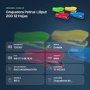 GRAPADORA PETRUS LILIPUT 200 12 HOJAS - resumen de atributos