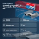 GRAPAS ERICHKRAUSE Nº 10 GALVANIZADAS CAJA 1.000 UDS - resumen de atributos