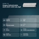 GRAPAS GALVANIZADAS 22/6  24/6 1.000 UDS APLI - resumen de atributos
