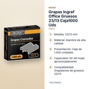 GRAPAS INGRAF OFFICE GRUESOS 23/13 CAJA1000 UDS - características principales