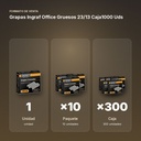 GRAPAS INGRAF OFFICE GRUESOS 23/13 CAJA1000 UDS - formato de venta: paquete de 10, caja de 300