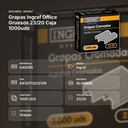 GRAPAS INGRAF OFFICE GRUESOS 23/20 CAJA 1000UDS - resumen de atributos