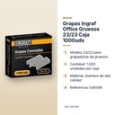 GRAPAS INGRAF OFFICE GRUESOS 23/23 CAJA 1000UDS - características principales