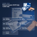 PETRUS GRAPAS 22/6 CAJA 1.000 UDS - resumen de atributos