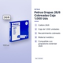 PETRUS GRAPAS 26/6 COBREADAS CAJA 1.000 UDS - características principales