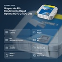 GRAPAS DE ALTO RENDIMIENTO RAPID OPTIMA HD70 2.500 UDS - resumen de atributos