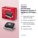 TALADRO ERICHKRAUSE ELEGANCE CLASSIC 2 AGUJEROS 20 HOJAS NEGRO - características principales