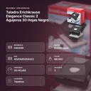TALADRO ERICHKRAUSE ELEGANCE CLASSIC 2 AGUJEROS 30 HOJAS NEGRO - resumen de atributos