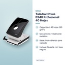 TALADRO NOVUS B240 PROFESIONAL 40 HOJAS - características principales