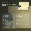 SOBRE 110x220 CREMA 20 UDS - resumen de atributos