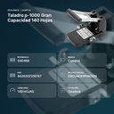 TALADRO P-1000 GRAN CAPACIDAD 140 HOJAS - resumen de atributos