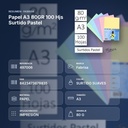 PAPEL A3 80GR 100 HJS SURTIDO PASTEL - resumen de atributos