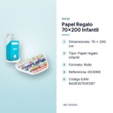 PAPEL REGALO 70X200 INFANTIL - características principales