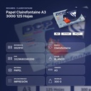PAPEL CLAIREFONTAINE A3 300G 125 HOJAS - resumen de atributos