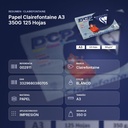 PAPEL CLAIREFONTAINE A3 350G 125 HOJAS - resumen de atributos