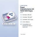 PAPEL CLAIREFONTAINE A4 100G 500 HOJAS - características principales