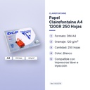 PAPEL CLAIREFONTAINE A4 120GR 250 HOJAS - características principales