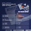 PAPEL CLAIREFONTAINE A4 350G 125 HOJAS - resumen de atributos