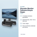 ELEVADOR MONITOR FELLOWES BREYTA NEGRO  - características principales