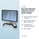 ELEVADOR MONITOR FELLOWES SMART SUITES  NEGRO - características principales