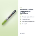 ROTULADOR ACRÍLICO LYRA MARCADOR 8MM SAVIA - características principales