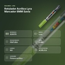 ROTULADOR ACRÍLICO LYRA MARCADOR 8MM SAVIA - resumen de atributos