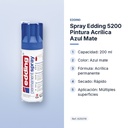 SPRAY EDDING 5200 PINTURA ACRÍLICA AZUL MATE - características principales