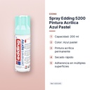 SPRAY EDDING 5200 PINTURA ACRÍLICA AZUL PASTEL - características principales