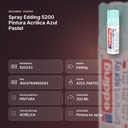 SPRAY EDDING 5200 PINTURA ACRÍLICA AZUL PASTEL - resumen de atributos