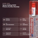 SPRAY EDDING 5200 PINTURA ACRÍLICA NARANJA - resumen de atributos