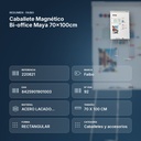 CABALLETE MAGNÉTICO BI-OFFICE MAYA 70×100CM  - resumen de atributos