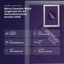 MARCO EXPOSITOR MURAL SNAPFRAME DIN A4 VERTICAL/HORIZONTAL ARCHIVO 2000 - resumen de atributos