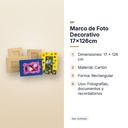 MARCO DE FOTO DECORATIVO 17×126CM  - características principales