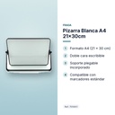 PIZARRA BLANCA A4 21X30CM - características principales
