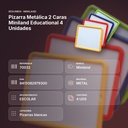 PIZARRA METÁLICA 2 CARAS MINILAND EDUCATIONAL 4 UNIDADES - resumen de atributos