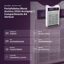 PORTAFOLLETOS MURAL ARCHIVO 2000 ARCHIPLAY 1 COMPARTIMENTO A4 VERTICAL - resumen de atributos