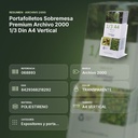 PORTAFOLLETOS SOBREMESA PREMIUM ARCHIVO 2000 1/3 DIN A4 VERTICAL - resumen de atributos