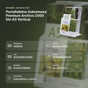 PORTAFOLLETOS SOBREMESA PREMIUM ARCHIVO 2000 DIN A5 VERTICAL - resumen de atributos
