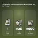 PORTAFOLLETOS SOBREMESA PREMIUM ARCHIVO 2000 DIN A5 VERTICAL - formato de venta: caja de 25, palé de 600