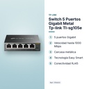 SWITCH 5 PUERTOS GIGABIT METAL TP-LINK TL-SG105E - características principales