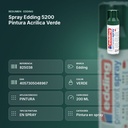 SPRAY EDDING 5200 PINTURA ACRÍLICA VERDE - resumen de atributos