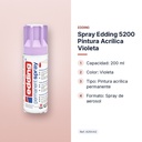 SPRAY EDDING 5200 PINTURA ACRÍLICA VIOLETA - características principales
