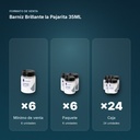 BARNIZ BRILLANTE LA PAJARITA 35ML  - formato de venta: paquete de 6, caja de 24