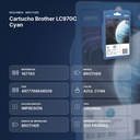 CARTUCHO BROTHER LC970C CYAN - resumen de atributos